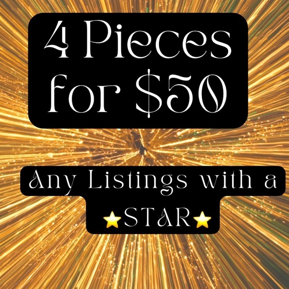Choose ANY 4 items with a ⭐️ in the title for $50! - Picture 3 of 6
